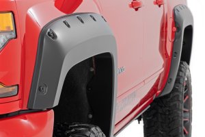 Chevrolet Silverado 1500 Fender Flares - Rough Country - Pocket - GXG Tungsten - '14-'18 Chevrolet Silverado 1500 Fender Flares - Rough Country - Pocket - GXG Tungsten - '14-'18